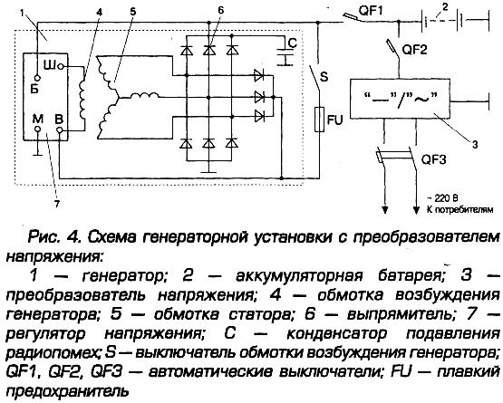 Схемы преобразователей напряжения ветрогенераторов